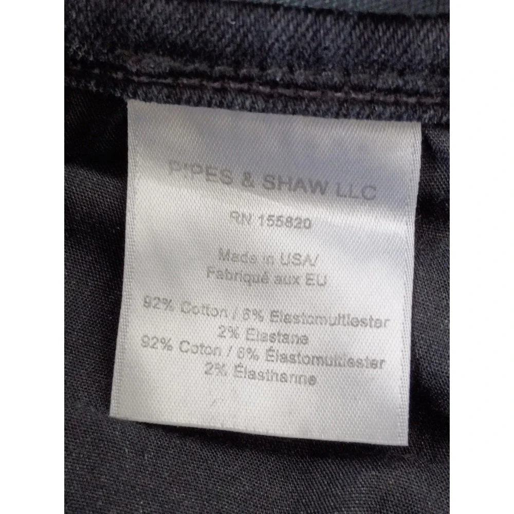 Veronica Beard Debbie High Rise Skinny Jeans Charcoal Button Fly‎ 24x27 USA $228